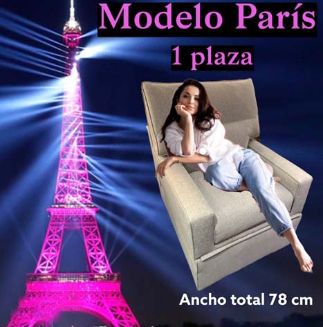 SOFA CAMA 1 Plaza Modelo Paris