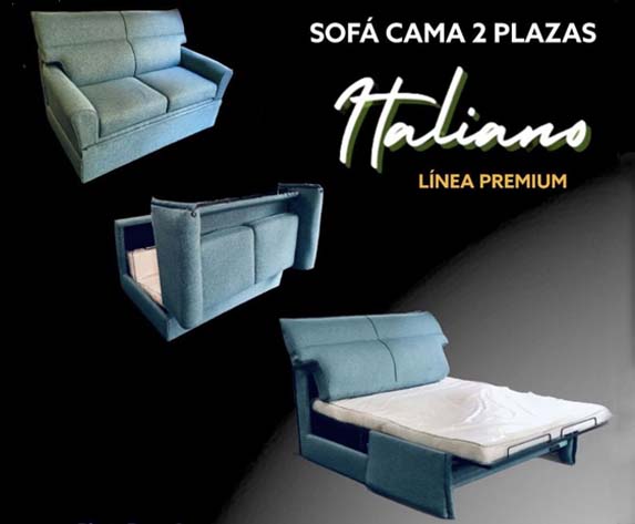 SOFA CAMA 2 Plazas Modelo Italiano