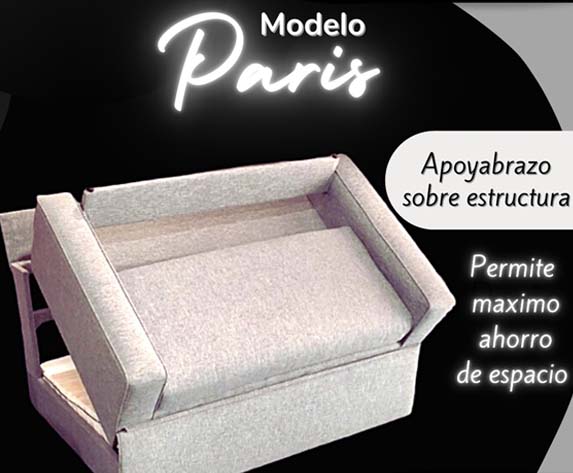 SOFA CAMA 2 Plazas Modelo Paris